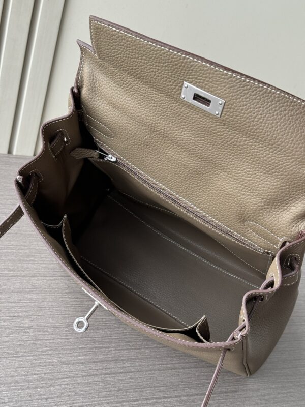 sy_no_F7B2AFD84D4F2080F67362212BBD7B1A_8 Kelly Ado 28 Backpack – Elephant Gray Togo Leather