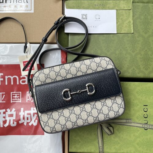 sy_no_F8178B305CFC49ECB1E1B29DF7A3C81B_0 Gucci Horsebit 1955 Ophidia Two-Tone GG Canvas Camera Bag – Blue