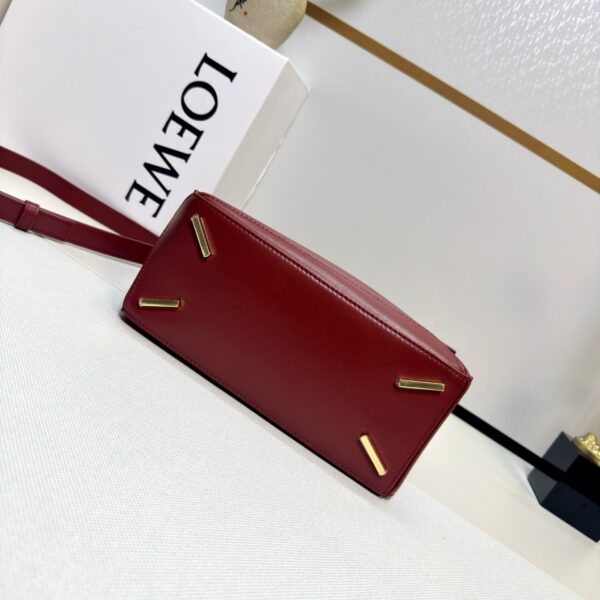 Loewe Small Featherlight Puzzle Bag – Nappa Lambskin Leather (Red)