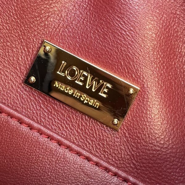 Loewe Small Featherlight Puzzle Bag – Nappa Lambskin Leather (Red)