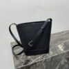 sy_no_F99E1C016526C77814C1B1068E582E09_3 Black Cuir Triomphe Small Smooth Calfskin Bucket Bag
