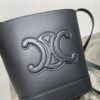 sy_no_F99E1C016526C77814C1B1068E582E09_4 Black Cuir Triomphe Small Smooth Calfskin Bucket Bag