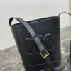 sy_no_F99E1C016526C77814C1B1068E582E09_6 Black Cuir Triomphe Small Smooth Calfskin Bucket Bag