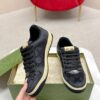 sy_no_F9E9BC653360D72C21C4AA20F79D076F_2 Gucci Screener Black GG Canvas & Suede Sneaker – Black