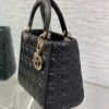 sy_no_FA26B0491A4CEFDD6E037B82035A0078_5 Dior Black and Gold Lambskin 5-Gusset Lady Dior Bag