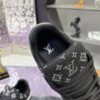 Louis Vuitton LV Trainer Maxi Black Crystal-Embellished Sneakers