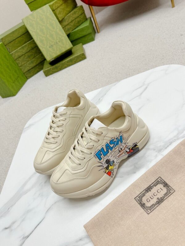 sy_no_FA8D5BA456D0E52A45080C3F491586C2_4 Gucci Rhyton Leather Sneaker in Off-White