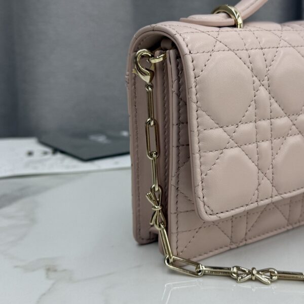 My Dior Mini Pearl Chain Bag – Pink Lambskin Bow