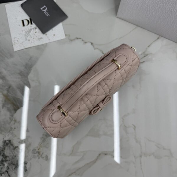 My Dior Mini Pearl Chain Bag – Pink Lambskin Bow