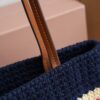 sy_no_FB9C394FA604522EC52CB55E4398E10C_5 Miu Miu Logo-Embellished Crochet Tote Bag