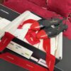 Black & Red Two-Tone Slingback Low-Heel Shoes
