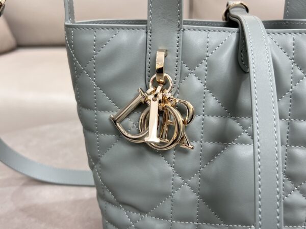 Dior Toujours Small Vertical Tote Bag in Cannage Calfskin (Basket-style) – Shoulder & Crossbody