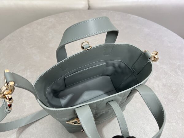 Dior Toujours Small Vertical Tote Bag in Cannage Calfskin (Basket-style) – Shoulder & Crossbody
