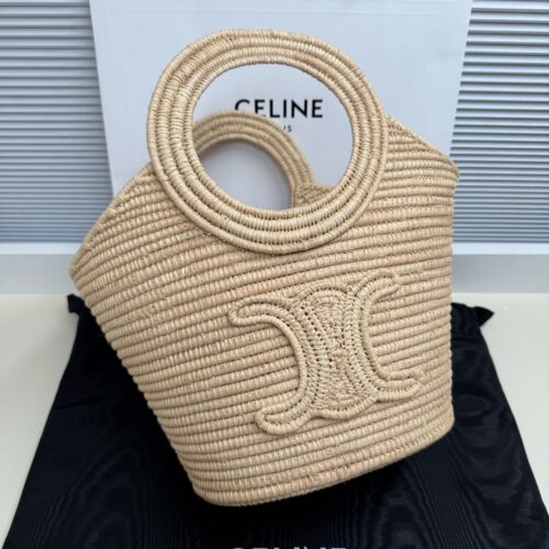 sy_no_FC425885E1FFDA7FFF64BD1B67B48158_0 Raffia Woven Basket Bag