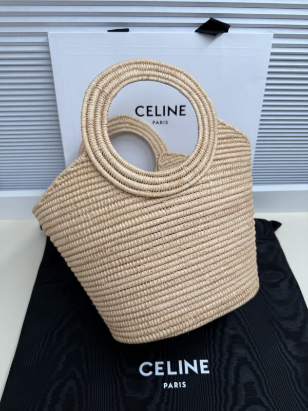 Raffia Woven Basket Bag