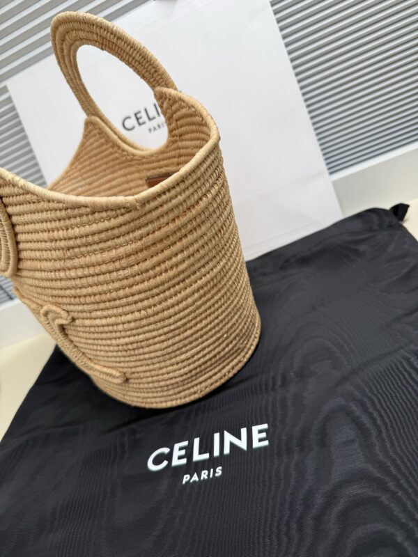 Raffia Woven Basket Bag