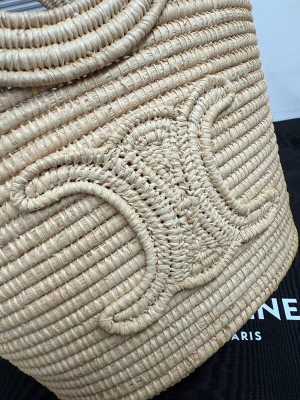 Raffia Woven Basket Bag