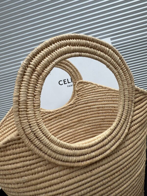 Raffia Woven Basket Bag