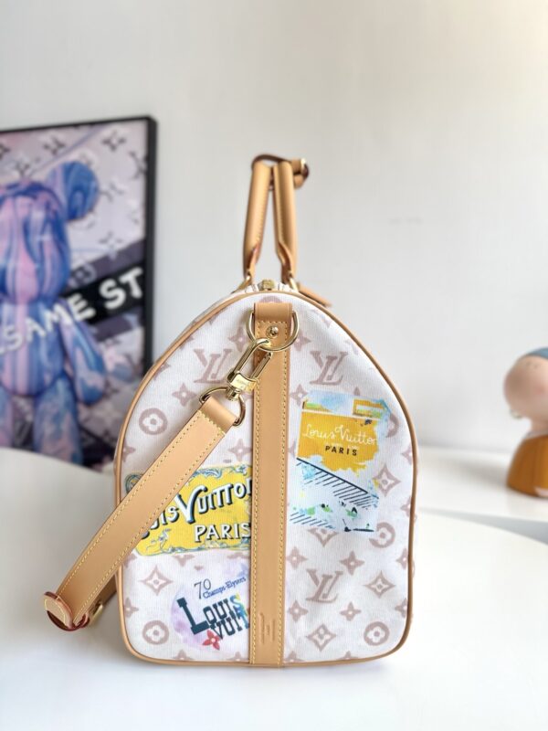 sy_no_FC8CA1CC9253148B65EFB8B8B3ADFC55_1 Louis Vuitton Keepall Bandoulière 45 Travel Bag – Monogram Dune