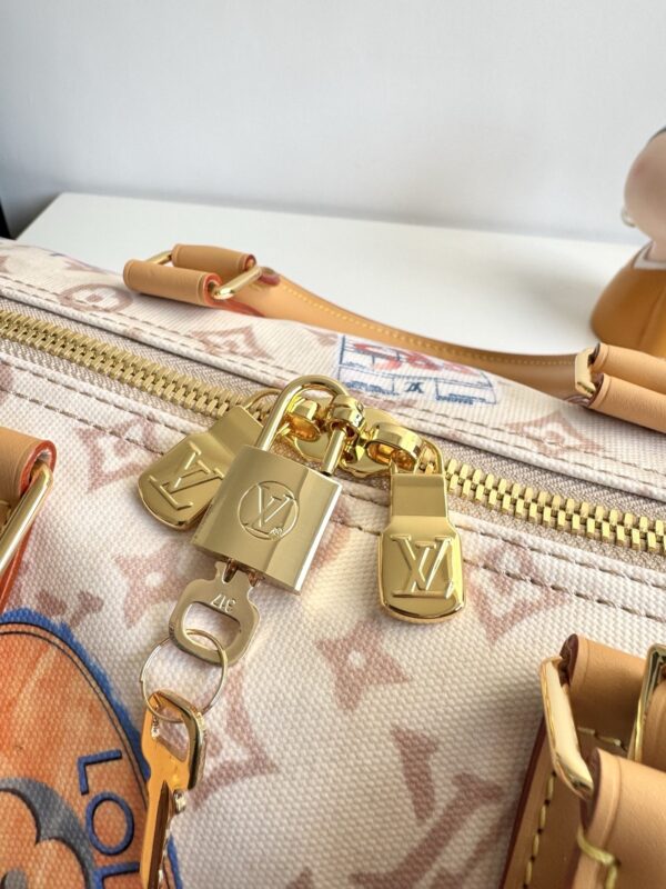 sy_no_FC8CA1CC9253148B65EFB8B8B3ADFC55_4 Louis Vuitton Keepall Bandoulière 45 Travel Bag – Monogram Dune