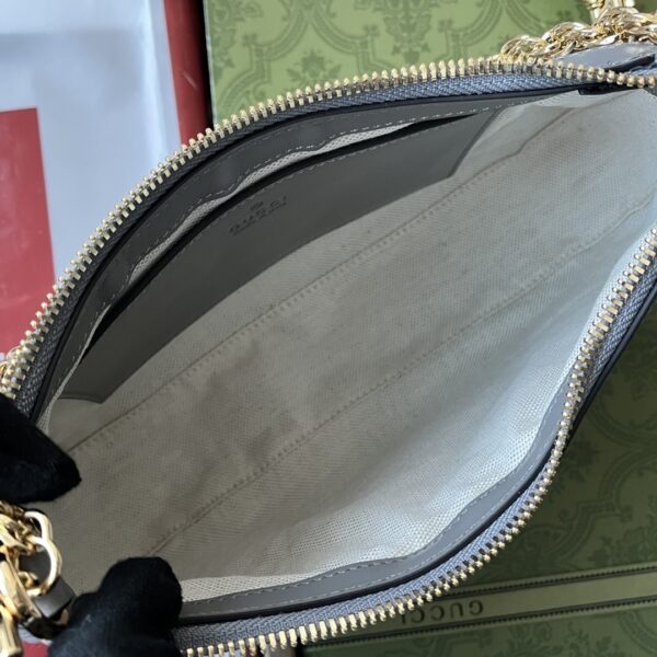 Matelassé Leather Handbag – Blue