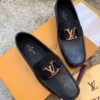 sy_no_FCAF9AC91EA9B1EFD71483694D72B468_3 Black & Deep Blue Calfskin Driving Loafers