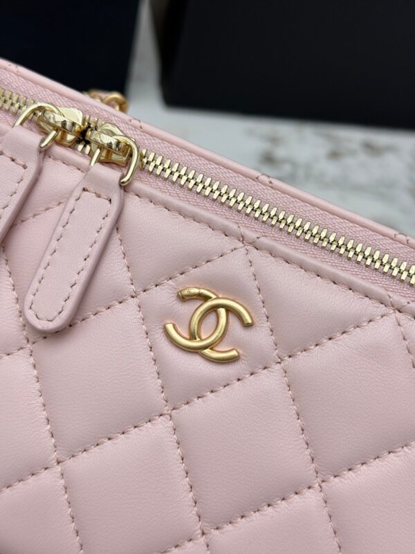 sy_no_FCBE621E6FA4944DB19D2B9AD491EF16_4 Chanel 24K Large Pearl Ball Vanity Bag – Pink Lambskin Leather with Gold Chain