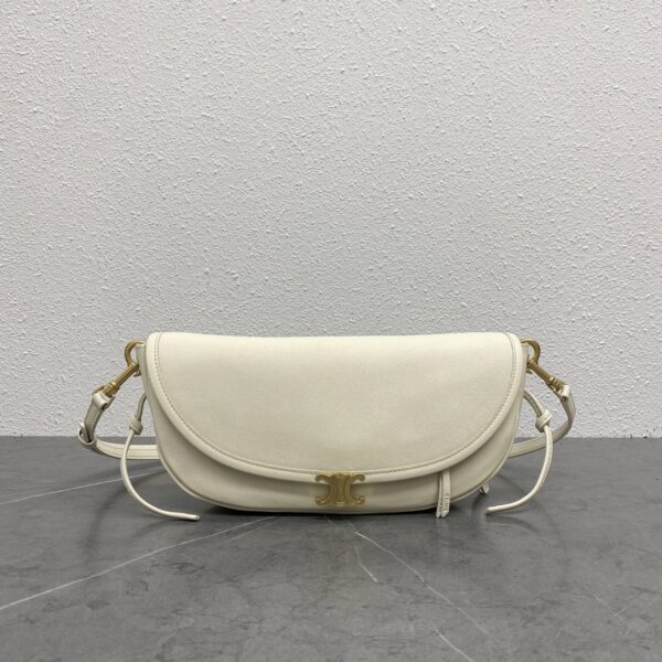 sy_no_FCFD13C8214F629BA37494EBA1BF53EF_0 Halfmoon Small Shoulder Bag – Cotton White