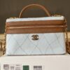 sy_no_FEFEC548214766D496EEAA707D1FFB29_1 Chanel Women's Quilted Washed Canvas & Denim Chain Shoulder/Handbag