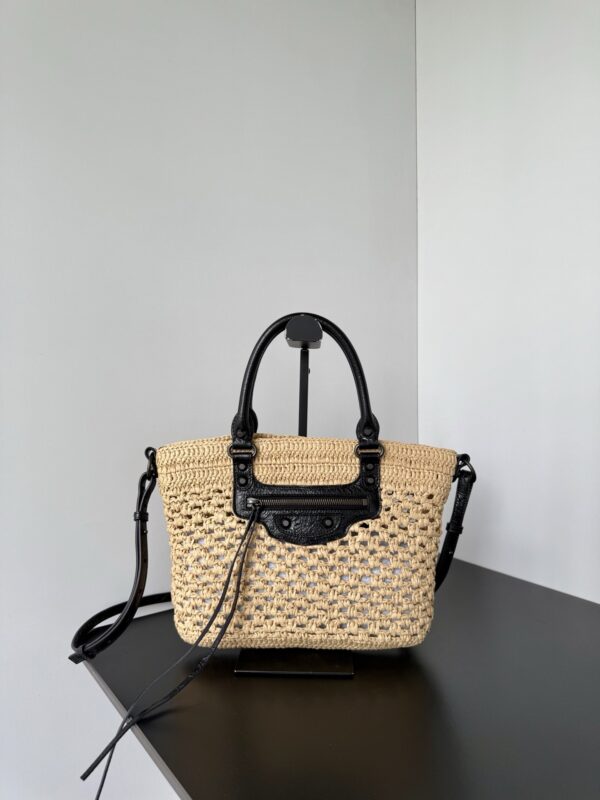 sy_no_FF092DFBE936ACC3AC3AF7829D3DD9A2_0 BALENCIAGA*LE CITY Woven Bag