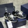 sy_no_FF75073F06D7BFEF0885232A136A1D56_1 Black, Blue & Gray Retro Running Sneakers