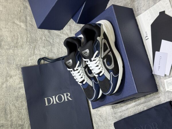 sy_no_FF75073F06D7BFEF0885232A136A1D56_6 Black, Blue & Gray Retro Running Sneakers