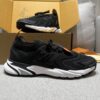 sy_no_FF914FD7DF02D01C6498EE95782D29C3_0 Black Technical Mesh Retro Dad Sneakers