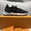 sy_no_FF914FD7DF02D01C6498EE95782D29C3_1 Black Technical Mesh Retro Dad Sneakers