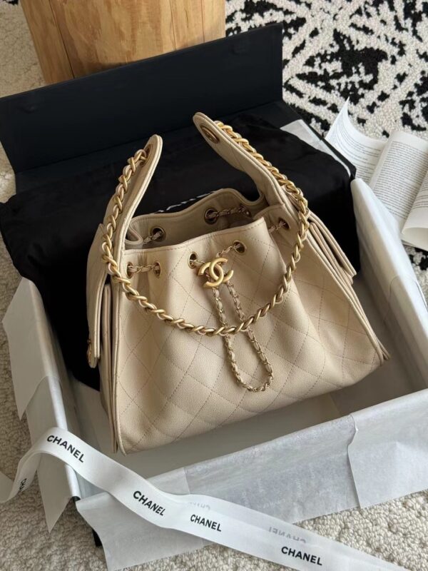 Chanel Small Hobo Bag (Caviar Leather) – Chain Shoulder/Underarm Bag