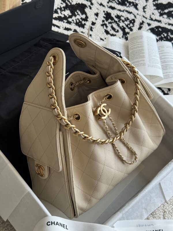 Chanel Small Hobo Bag (Caviar Leather) – Chain Shoulder/Underarm Bag
