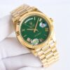 sy_no_008F2DD0E7BC8FA089941C18903D11B1_1 ROLEX Rolex Dog Tooth Ring Week Calendar Automatic Mechanical Movement Date/Week Display Waterproof Men's Watch Swiss Watch Green Dial Platinum Case