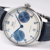 IWC Portugal series automatic mechanical movement blue panda dial waterproof date power reserve display men's watch Swiss watch white dial stainless steel case crocodile leather strap