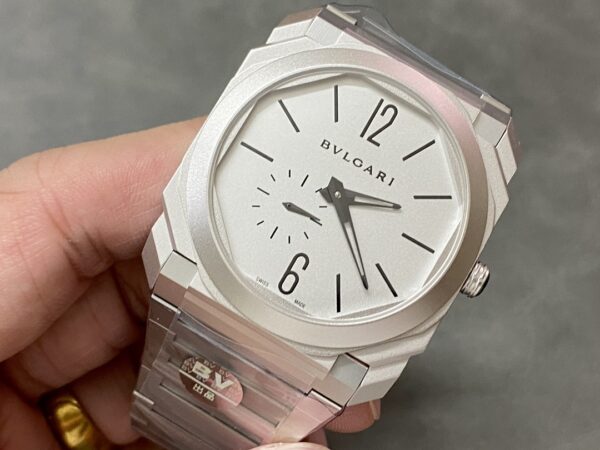 sy_no_014569372C4F495B502DDBD2754B8B8F_2 BVLGARI OCTO watch with automatic mechanical movement and stainless steel strap