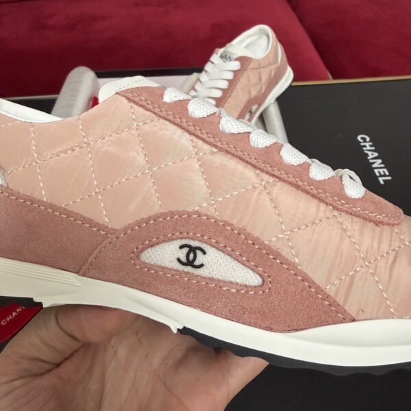 sy_no_017BA1962238ABFAB7FE2631D8A1BBC2_6 Chanel Quilted Nylon & Suede Retro Trainer Pink-Quilted-Nylon-Suede