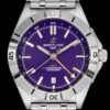 BREITLING Breitling Mechanical Timing Series Automatic Mechanical Movement 200m Waterproof Fashion Popular Men's Watch Swiss Watch 40mm Purple Dial Stainless Steel Case Stainless Steel Strap