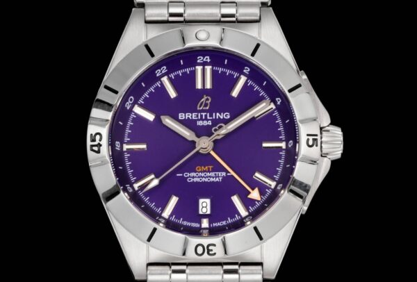 BREITLING Breitling Mechanical Timing Series Automatic Mechanical Movement 200m Waterproof Fashion Popular Men's Watch Swiss Watch 40mm Purple Dial Stainless Steel Case Stainless Steel Strap