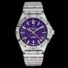 BREITLING Breitling Mechanical Timing Series Automatic Mechanical Movement 200m Waterproof Fashion Popular Men's Watch Swiss Watch 40mm Purple Dial Stainless Steel Case Stainless Steel Strap