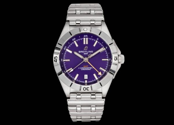 BREITLING Breitling Mechanical Timing Series Automatic Mechanical Movement 200m Waterproof Fashion Popular Men's Watch Swiss Watch 40mm Purple Dial Stainless Steel Case Stainless Steel Strap