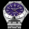 BREITLING Breitling Mechanical Timing Series Automatic Mechanical Movement 200m Waterproof Fashion Popular Men's Watch Swiss Watch 40mm Purple Dial Stainless Steel Case Stainless Steel Strap