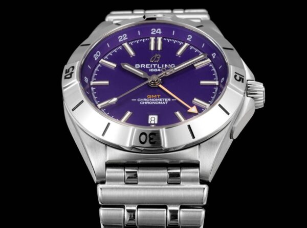 BREITLING Breitling Mechanical Timing Series Automatic Mechanical Movement 200m Waterproof Fashion Popular Men's Watch Swiss Watch 40mm Purple Dial Stainless Steel Case Stainless Steel Strap