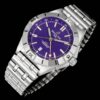 BREITLING Breitling Mechanical Timing Series Automatic Mechanical Movement 200m Waterproof Fashion Popular Men's Watch Swiss Watch 40mm Purple Dial Stainless Steel Case Stainless Steel Strap