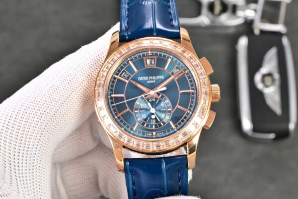 Patek Philippe Complex Function Timepiece Series Automatic Mechanical Movement 30 Meter Waterproof Men's Watch