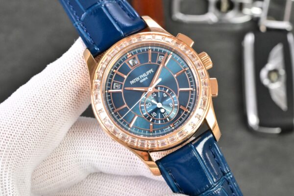 Patek Philippe Complex Function Timepiece Series Automatic Mechanical Movement 30 Meter Waterproof Men's Watch
