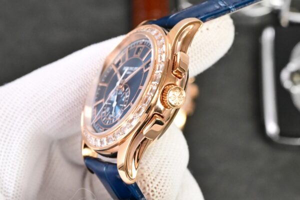Patek Philippe Complex Function Timepiece Series Automatic Mechanical Movement 30 Meter Waterproof Men's Watch